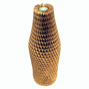 100 Manchons- papier en nid d'abeille- 2 cm d'épaisseur L 400 mm D 47 mm-Lacouronne e.pack