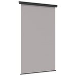 vidaXL Auvent latéral de balcon gris foncé 165x250 cm