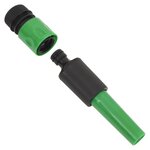 vidaXL Tuyau d'arrosage avec jeu de raccords vert 0 75" 20 m PVC