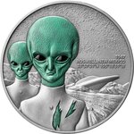 Pièce de monnaie en Argent 2000 Francs g 62.2 (2 oz) Millésime 2024 Interstellar Phenomena ROSWELL UFO INCIDENT