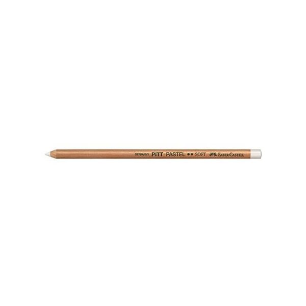 Crayon Pitt Pastel sec blanc tendre x 6 FABER-CASTELL