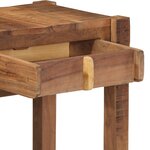 vidaXL Table Console 107x33x76 cm Bois Massif Récupéré