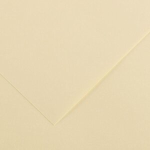 Paquet de 10 feuilles de papier Colorline CANSON 50 x 65 cm 150 g crème