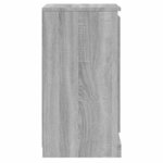 vidaXL Buffet sonoma gris 37 5x35 5x67 5 cm bois d'ingénierie