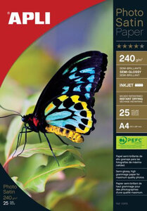 Papier Photo Satin 240Gr.25  Feuilles