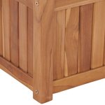 vidaXL Lit surélevé 30x30x30 cm Bois de teck solide
