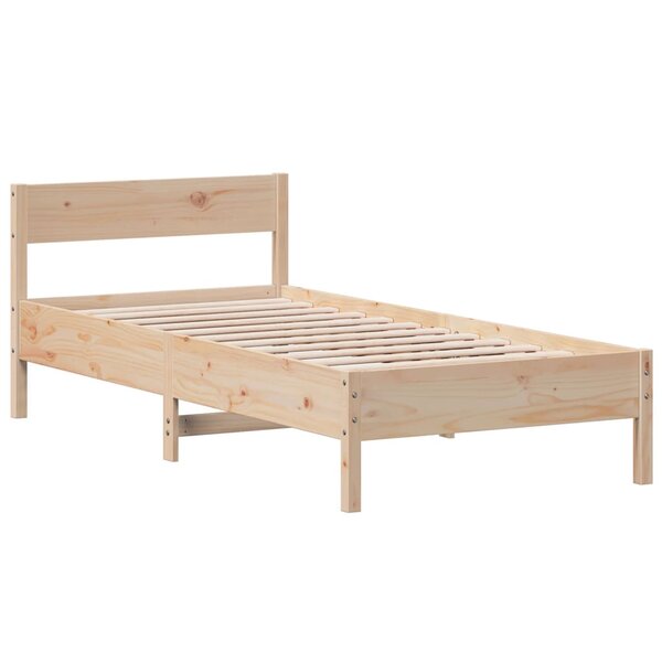 vidaXL Cadre de lit sans matelas 90x200 cm bois de pin massif