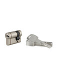 THIRARD - Demi-cylindre Transit 1  30x10mm  nickelé  5 clés