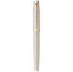 Stylo plume Parker IM Monochrome  Champagne  plume fine  encre bleue  Coffret cadeau