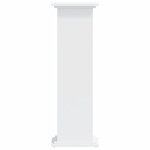 vidaXL Support pour plantes blanc 33x33x100 cm bois d'ingénierie