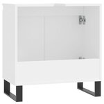 vidaXL Armoire de salle de bain blanc 58x33x60 cm bois d'ingénierie