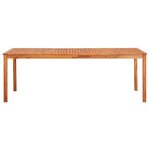 vidaXL Mobilier à dîner de jardin 7 Pièces avec coussins Acacia solide
