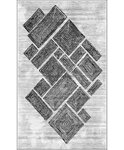 Tapis de salon ALYA 80 x 150 cm - Argenté