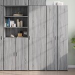 vidaXL Buffet haut sonoma gris 50x42 5x185 cm bois d'ingénierie