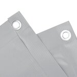 vidaXL Écran d'intimité de balcon gris 700x120 cm PVC