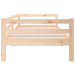 vidaXL Lit de jour 80x200 cm Bois de pin massif
