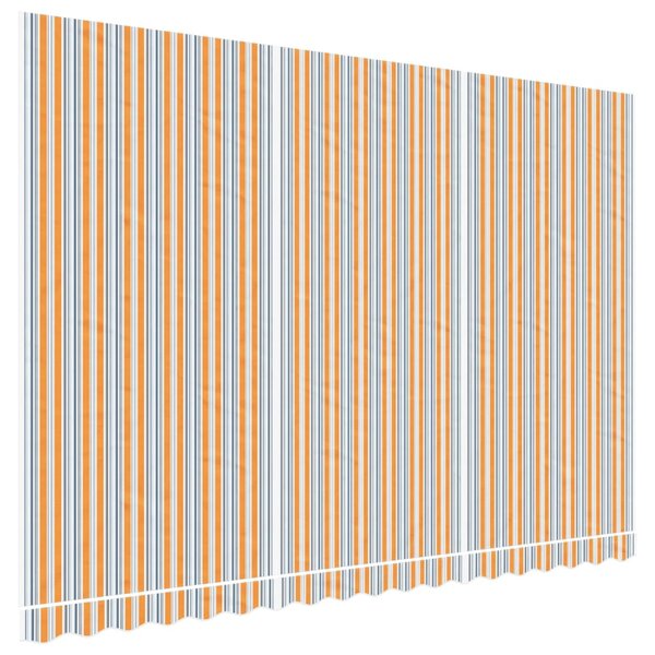 vidaXL Tissu de remplacement pour auvent rayures multicolores 4 5x3 m