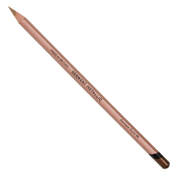 Crayon de couleur métallisée Derwent Metallic Or Antique
