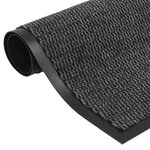 vidaXL Paillassons rectangulaires 2 Pièces 80 x 120 cm Anthracite