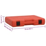 vidaXL Testeur de pression système de refroidissement 52x40 5x9 5 cm