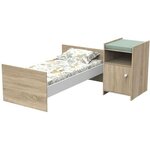 Lit bébé combiné - 120 x 60 cm - Evolutif en 90 x 190 cm