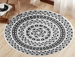 Tapis d'intérieur ROSA 90 x 90 cm - Noir