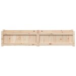 vidaXL Jardinières 2 Pièces bois de pin massif