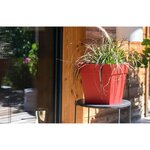 Pot de fleur carré - 32 x 32 x 32 cm - 22 L - Rouge rubis