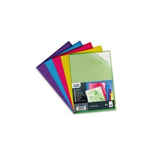 Lot de 10 Pochettes coin A4 (21x29 7 cm) PVC150 Lisse Ultra Resistante Acidulés OXFORD