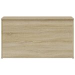 vidaXL Coffre de rangement Chêne sonoma 84x42x46 cm Bois d'ingénierie