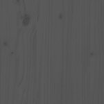 vidaXL Banc de jardin gris 109x48x91 5 cm bois massif de pin