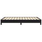 vidaXL Cadre de lit Noir 120x200 cm Tissu