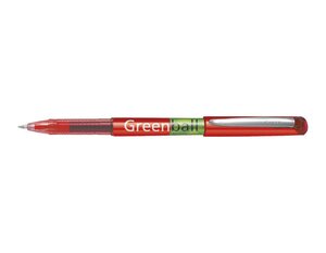 Stylo roller à encre liquide GREENBALL 7 Pointe Moyenne Rouge PILOT