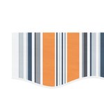 vidaXL Tissu de remplacement pour auvent rayures multicolores 3 5x2 5m
