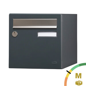 Boite aux lettre Allure 1 porte gris anthracite 7016M