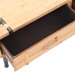 vidaXL Meuble TV 110x33x35 cm Bois de sapin massif