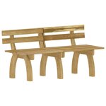 vidaXL Ensemble à manger de jardin 3 Pièces Bois de pin imprégné
