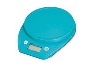 Pèse-lettres maulgoal , charge maximale 5000 g avec pile, bleu clair maul