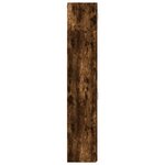 vidaXL Armoire de rangement mince chêne fumé 30x42 5x225 cm