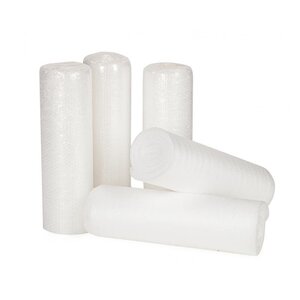 Lot de 3 films à bulles + 2 mousses de protection