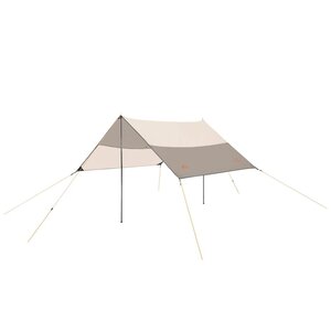 Easy Camp Bâche de tente Cliff 2 6x2 m Gris et sable