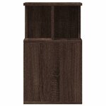 vidaXL Table d'appoint chêne marron 35x35x60 cm bois d'ingénierie