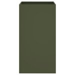 vidaXL Jardinière vert olive 42x38x75 cm acier laminé à froid
