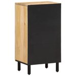 vidaXL Armoire latérale 40x33x75 cm bois massif de manguier