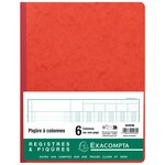 Registre piqûre 6 colonnes exacompta 4060