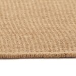 vidaXL Tapis en jute avec endos en latex 180x250 cm