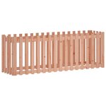 vidaXL Lit surélevé de jardin design de clôture bois douglas massif