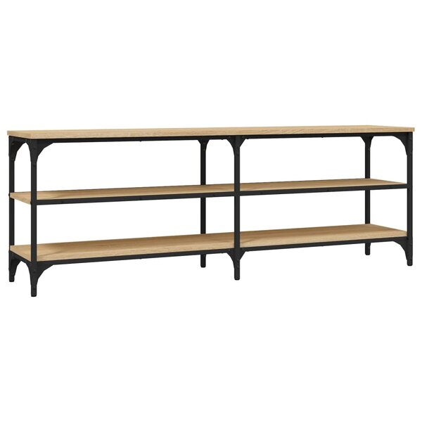 vidaXL Meuble TV chêne sonoma 140x30x50 cm bois d'ingénierie