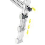 Hailo Plateforme d'escalier TP1 Aluminium