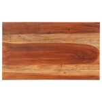 vidaXL Dessus de table Bois solide 25-27 mm 60x100 cm